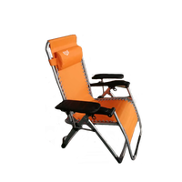 Fauteuil médical pliable et réglable EM-BC069 pour hôpital, design simple, portable, pour clinique et donneurs de sang