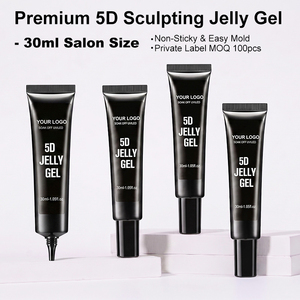 R S Nail 30ml Gel UV Sculptant 3D Sans Résidu Sans HEMA ni TPO pour Fleurs <span class=keywords><strong>et</strong></span> <span class=keywords><strong>Poudre</strong></span> Chromée Vernis Gel 5D - Product Image 2