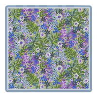 Tapis de table de mahjong américain de 31,5 pouces, surface lisse en néoprène de 3 mm, fond antidérapant, housse de table de jeu florale