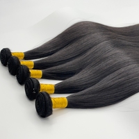 Starose Hair Extension européenne de cheveux humains vierges bruts à double trame, extensions de cheveux humains de trame de queue de cheval vierges divines