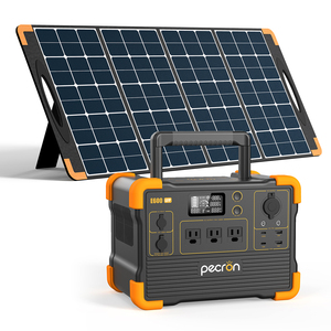 Station d'alimentation portable d'urgence ultime PECRON 614wh 1200W, générateur solaire à charge rapide supérieure, système d'énergie solaire - Product Image 1