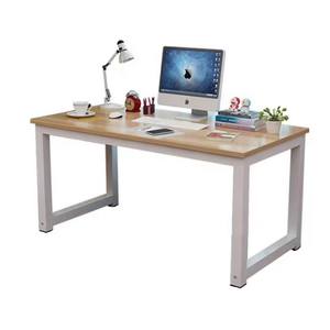 โต๊ะสำนักงานทำจากไม้ MDF พร้อมกรอบโลหะโต๊ะคอมพิวเตอร์เฟอร์นิเจอร์พนักงาน - Product Image 1