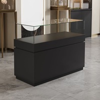 Vitrine LED pour bijoux de centre commercial, présentoir à lunettes, vitrine de musée, présentoir d'objets, vitrine en verre pour jade, accessoire