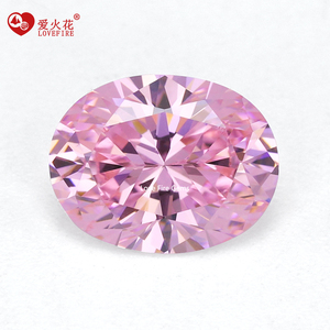Envío rápido Wuzhou 5A Gemas Ovalado Corte brillante Piedra de circón M-Color Rosa Corte facetado <span class=keywords><strong>Zirconia</strong></span> cúbica Piedras sintéticas CZ - Product Image 2