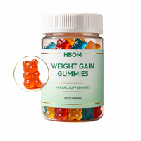 Permen Penambah Berat Badan OEM 60pcs Suplemen Kesehatan Rasa Buah Permen Beruang untuk Pria Wanita Kebugaran Vitamin Herbal