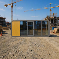 Maisonnette Modulaire Préfabriquée Apple Container avec Salle de Bain Entièrement Finie, Garantie 1 An, Solutions de Design Graphique pour Hôtels