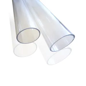 Tuyau rigide Transparent en PVC 12 m, Tube de grand diamètre, rigide