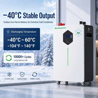 Batterie au sodium Kamada 48V 170Ah 8.2kWh pour stockage d'énergie solaire domestique hors réseau, montage mural, Na-Ion 8000+ cycles, ESS séparé