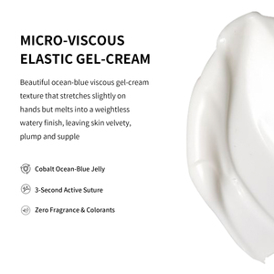 Crème Visage Gelée Bleue au Tripeptide de Cuivre-1 Matrice de Reconstruction Précise aux Peptides Aquatiques Squalane Anti-Rides Tous Types de Peau - Product Image 2