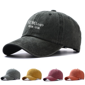 Casquette de baseball en denim délavé unisexe en coton respirant, protection solaire, toutes saisons, non pliable, origine Jinhua - Product Image 5