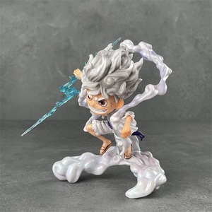 Figura Miniatura de Luffy de YNX Gear 5, Juguete de Dibujos Animados de PVC, Estatua de Anime, Decoración para Caja de PC, Regalo Coleccionable para Mayores de 14 Años - Product Image 3