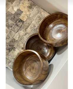 ชามไม้ธรรมชาติ คุณภาพพรีเมียม งานฝีมือประณีต ชามตกแต่งที่ยั่งยืน เหมาะสำหรับเสิร์ฟสลัด ขนม และใช้ในบ้าน - Product Image 5