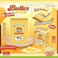 Mainan Mujee Cheese New Original IP Super Besar Slow Rebound pu, Squishy Super Lembut, Lucu, Hadiah