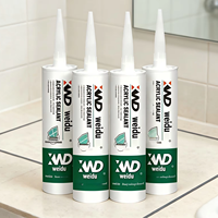 Scellant silicone acrylique WEIDU, étanche, 300 ml, cartouche plastique, pâte lisse, durée de conservation de 12 mois, construction