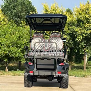 Black Luxury ZOWN Electric Golf Cart 48 Volt Street Legal Lithium Battery 5-6 Seats 30Km/h - Product Image 5