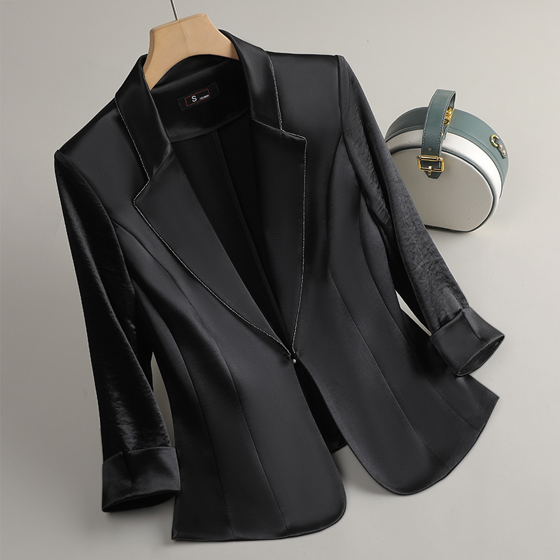 black suit