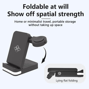 2025 nouveau <span class=keywords><strong>chargeur</strong></span> sans fil <span class=keywords><strong>Portable</strong></span> 15W à charge rapide 15W PD pliable 3 1 Station de charge sans fil magnétique pour <span class=keywords><strong>iPhone</strong></span> 16 15 Pro - Product Image 6