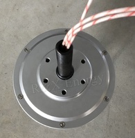 Générateur à aimants permanents à levitation magnétique à rotor externe 100W 200RPM 24V, efficacité >95%, diamètre de l'arbre 30mm, alliage d'aluminium pour énergie éolienne