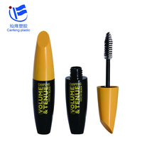 Nouveaux tubes de mascara vides en PET noir olive 2026 avec bouchon à vis, logo personnalisé, 10 ml, faible MOQ, emballage cosmétique