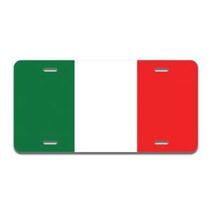 Placa de Matrícula Personalizada de Alta Calidad con Logotipo, Placa de Matrícula Delantera para Automóvil con Bandera Italiana, Placa de Matrícula de Aluminio Novedosa - Product Image 2