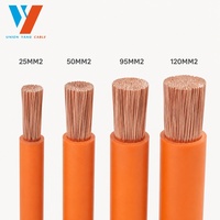 Câble haute tension UYC blindé XLPE EVR 25mm² 50mm² 95mm² 1500V Orange Flexible Monoconducteur pour charge rapide