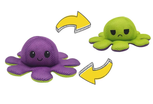 Peluche <span class=keywords><strong>de</strong></span> <span class=keywords><strong>Pulpo</strong></span> <span class=keywords><strong>Reversible</strong></span> con Doble <span class=keywords><strong>Cara</strong></span> Cambiante, <span class=keywords><strong>de</strong></span> Algodón PP, para Jóvenes, <span class=keywords><strong>de</strong></span> 11cm-30cm, Venta Directa <span class=keywords><strong>de</strong></span> Fábrica - Product Image 3