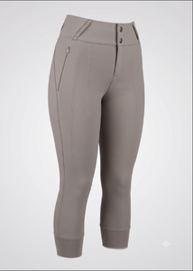 Culotte d'équitation taille haute pour femme, extensible 4 directions, légère, avec genouillères, pour l'été - Product Image 1