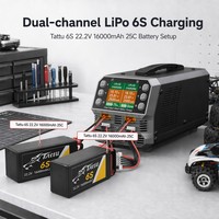 Chargeur-déchargeur double canal SKYRC PC1080neo 1080W, 20A par canal, 6-14S, bus CAN pour batterie de drone industriel et agricole