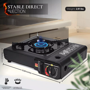 Estufa Portátil de <span class=keywords><strong>Gas</strong></span> <span class=keywords><strong>Butano</strong></span>, <span class=keywords><strong>Cocina</strong></span> de Camping, Quemador de <span class=keywords><strong>Gas</strong></span> para Exteriores, <span class=keywords><strong>Cocina</strong></span> de Barbacoa, Estufa de Camping a <span class=keywords><strong>Gas</strong></span> - Product Image 2
