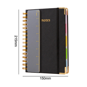 Carnet de budget A5 en cuir PU avec spirale, index et règle, système d'enveloppes pour espèces - Acheter le produit sur Alibaba.<span class=keywords><strong>com</strong></span> - Product Image 4