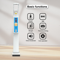 Balance médicale et mécanique pour clinique et hôpital, capacité 300 kg, affichage LED, IMC, acier, OEM/ODM pour la mesure de la taille et du poids