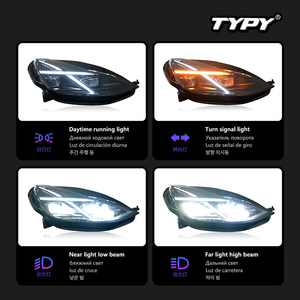 ชุดแปลงเลนส์ไฟหน้า TYPY สำหรับรถยนต์เทสล่า รุ่น 3/Y ปี 2019-2024 พร้อมไฟวิ่งกลางวันและไฟเลี้ยวแบบเรียงลำดับ - Product Image 3