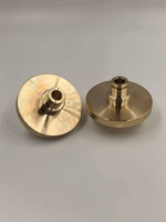 Douille à bride ronde usinée avec précision en laiton/cuivre CNC 59 sur mesure pour l'automatisation industrielle, les équipements hydrauliques et l'emballage de sacs