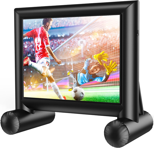 Custom Size Inflatable Projector Screen Inflatable Movie Screen Outdoor with Air Blower and Storage Bag