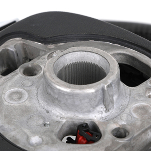 Volant sport RS en cuir semi-perforé et carbone, compatible avec les modèles <span class=keywords><strong>Audi</strong></span> A5, S5, A4 B8, B8.5, B9, RS5, RS6, A6 C7, S7, A7, S8, A3, A8, TT - Product Image 6