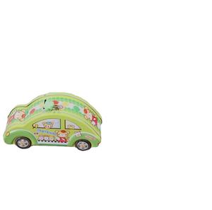 Portamonete in metallo per bambini di alta qualità a forma di auto salvadanaio con serratura e chiavi - Product Image 5