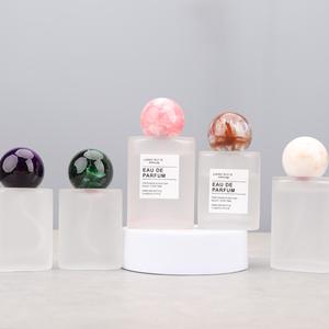 Flacon de parfum vide givré de qualité supérieure 30ML 50ML, flacon pulvérisateur portable avec bouchon à vis pour sous-conditionnement cosmétique - Product Image 3