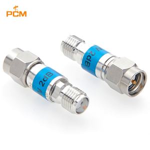 Atenuador Fijo SMA Macho a Hembra de 2dB, 2W, 50 ohmios, 6GHz para Analizador de Espectro, Generador de Señales RF, Antena, VNA, <span class=keywords><strong>SDR</strong></span> - Product Image 1