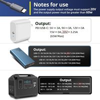 3M/10 pies Starlink Mini USB C a DC Cable de alimentación tipo C 100W entrada a Cable de repuesto impermeable para Starlink Mini