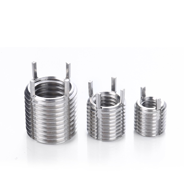 Factory Direct Stainless Steel Key Locking Thread Inserts Heavy Duty Light Duty Keyed Screw Thread Repair Inserts M2 to M20