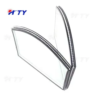 Espaciador de proveedor de China con barra espaciadora de butilo de aluminio de goma de borde cálido de vidrio doble de Venta caliente Bulty
