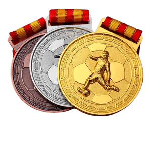 Medallas Deportivas de Metal en Blanco para Competición, Venta al Por Mayor de Fábrica, Oro y Plata, Impresión UV, Grabado Personalizado - Product Image 4