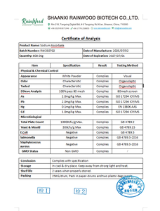 <span class=keywords><strong>Poudre</strong></span> pure d'<span class=keywords><strong>ascorbate</strong></span> <span class=keywords><strong>de</strong></span> <span class=keywords><strong>sodium</strong></span> d'additifs <span class=keywords><strong>de</strong></span> CAS 134 - Product Image 2