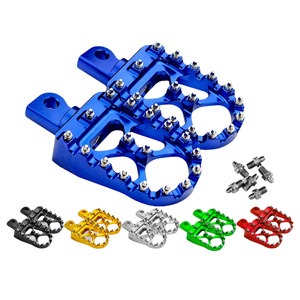 Pedane per Moto da Cross in Alluminio 7075 CNC, Poggiapiedi per Surron Light Bee X <span class=keywords><strong>S</strong></span>/E Ride <span class=keywords><strong>Pro</strong></span> <span class=keywords><strong>S</strong></span> CRF150F/230F/250F XR150L KDX200, Nero - Product Image 1