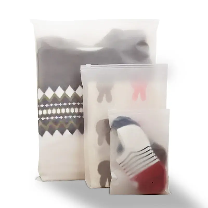 하이 퀄리티 뜨거운 판매 대형 두꺼운 플라스틱 지퍼 가방 보관 투명 플라스틱 두꺼운 지퍼 가방