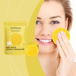 Almohadilla de ácido de cúrcuma Eelhope para una hidratación facial Suave, cuidado y limpieza de la piel refrescante - Product Image 3