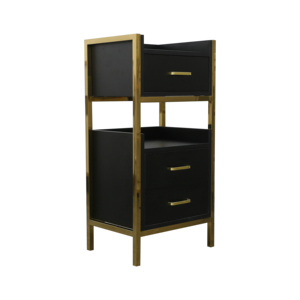 Современный черный набор мебели для салона из искусственной кожи, включая кресло для мытья волос с черной чашей и тележкой для парикмахерской - Product Image 5