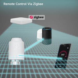 Válvula Termostática Inteligente para Radiador Beok <span class=keywords><strong>TRV</strong></span>-601 Zigbee, Válvula Termostática Programable con Control por Aplicación y Voz para Calefacción del Hogar - Product Image 2