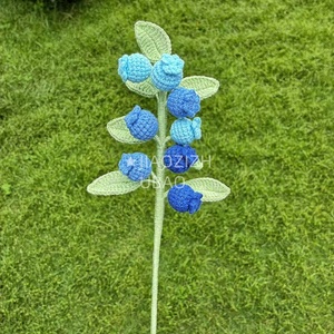 Flores <span class=keywords><strong>de</strong></span> Arándano Preservadas, Flores Realistas en Maceta <span class=keywords><strong>de</strong></span> Algodón, <span class=keywords><strong>Plantas</strong></span> en Maceta Hechas a Mano, Modernas y Acogedoras, Decoración Navideña - Product Image 2