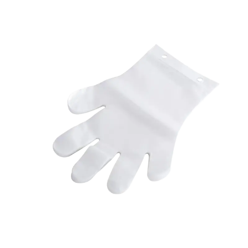 Quick Delivery Best Popular Durable Tough Polyester PE Plastic Glove Disposable